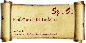 Szóbel Olivér névjegykártya